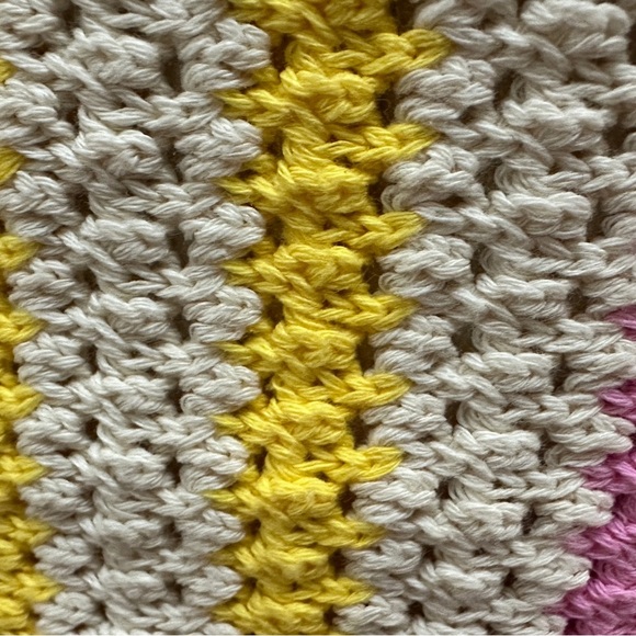 205 ZARA | EUC Turkey knit crochet multicolor cropped tank top (Size S) - Picture 5 of 11